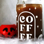 Coffee Skulls Glass